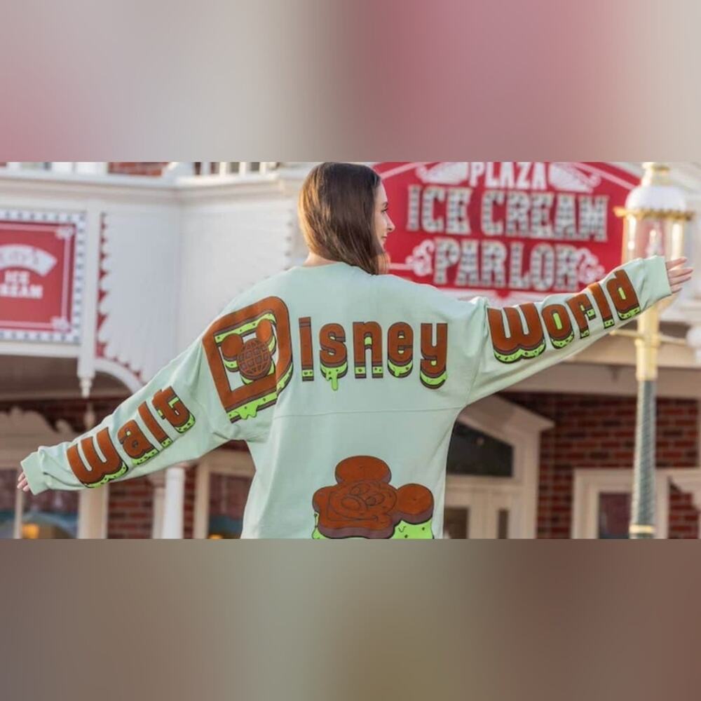 Disney WDW Chocolate Mint Mickey Ice Spirit Jersey XS - Picture 2 of 8